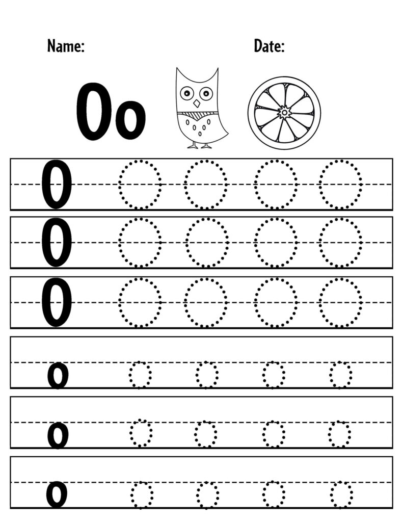 Free Printable Letter O Tracing Worksheets Infoupdate Free Printable Letter O Tracing Worksheets Infoupdate