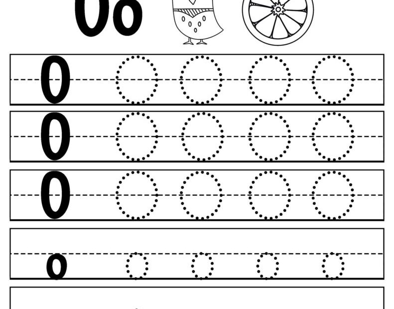 Free Printable Letter O Tracing Worksheets Infoupdate