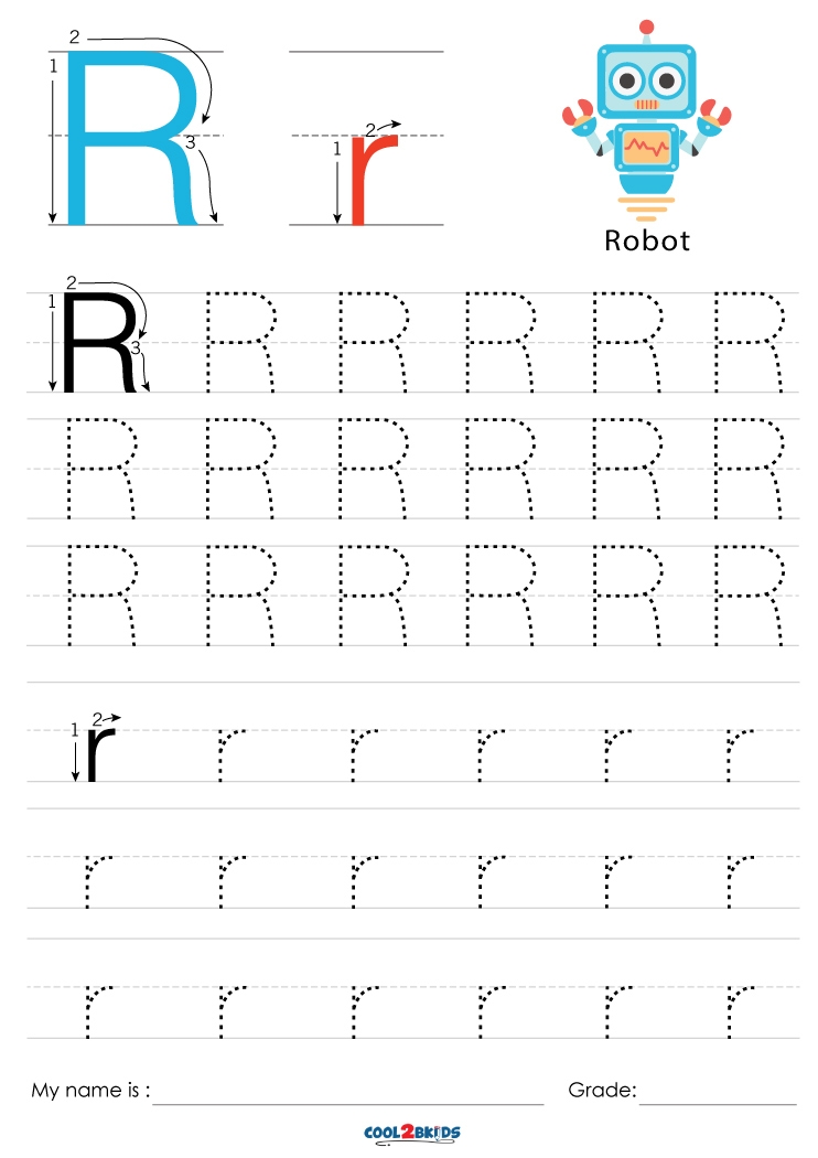 free printable letter r tracing free printable letter r tracing