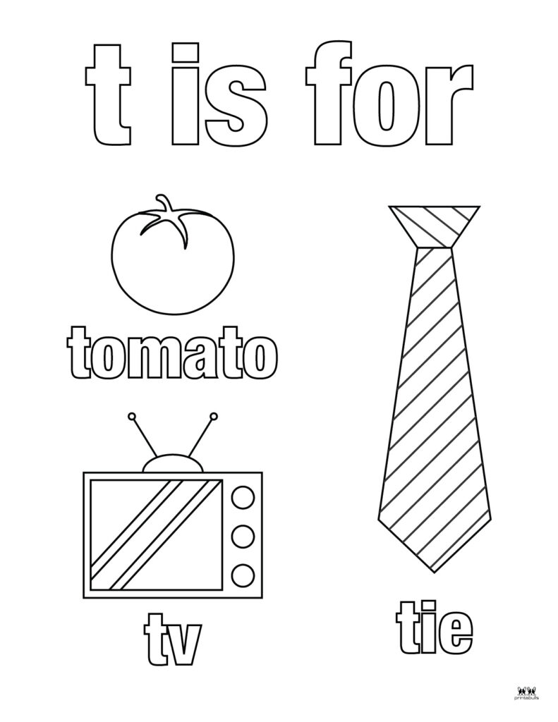Free Printable Letter T Coloring Pages Infoupdate Free Printable Letter T Coloring Pages Infoupdate