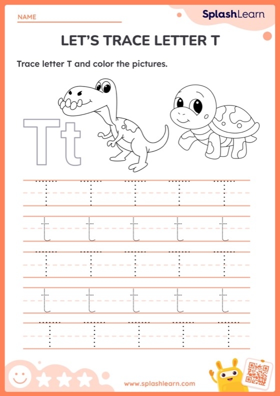 Free Printable Letter T Tracing Worksheets Infoupdate