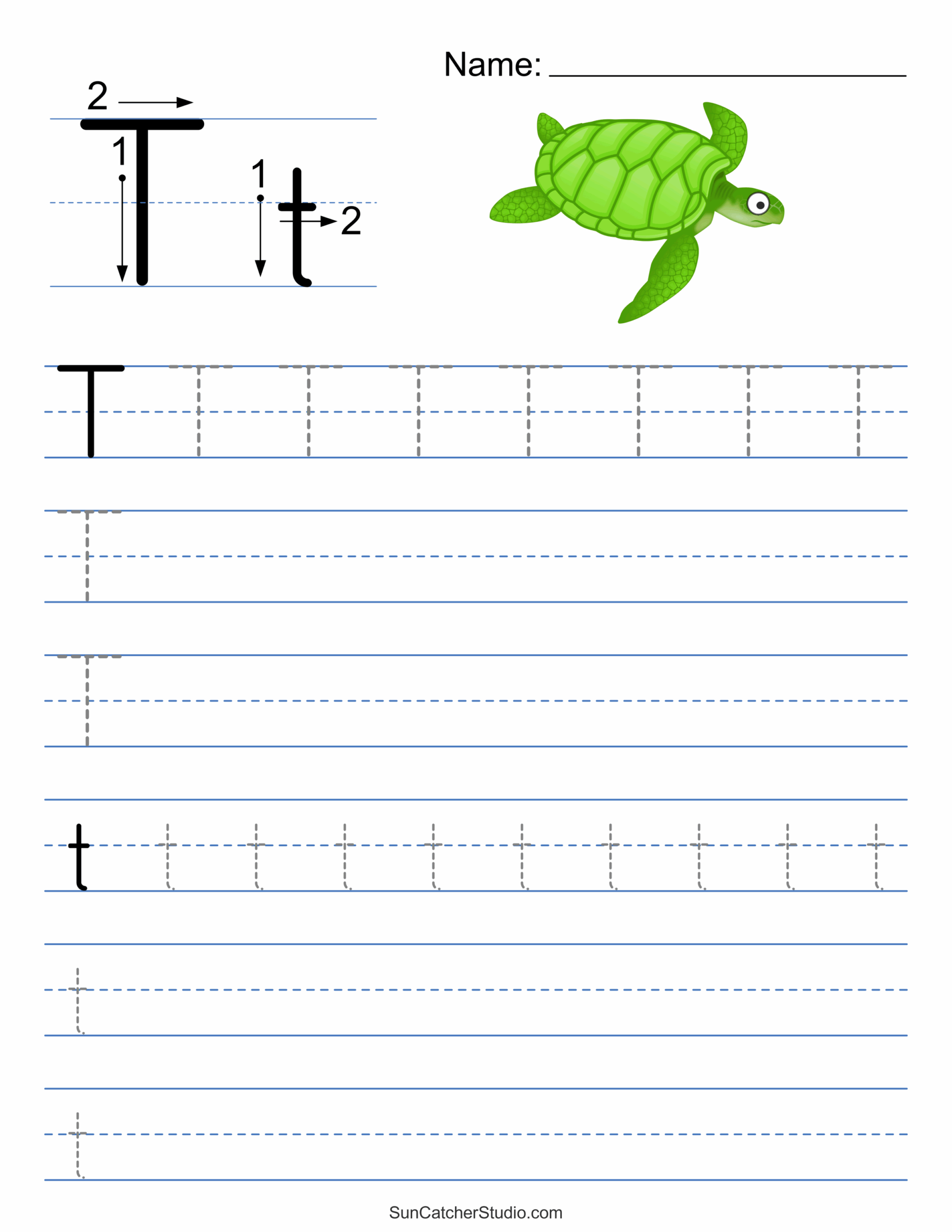 free printable letter t tracing free printable letter t tracing