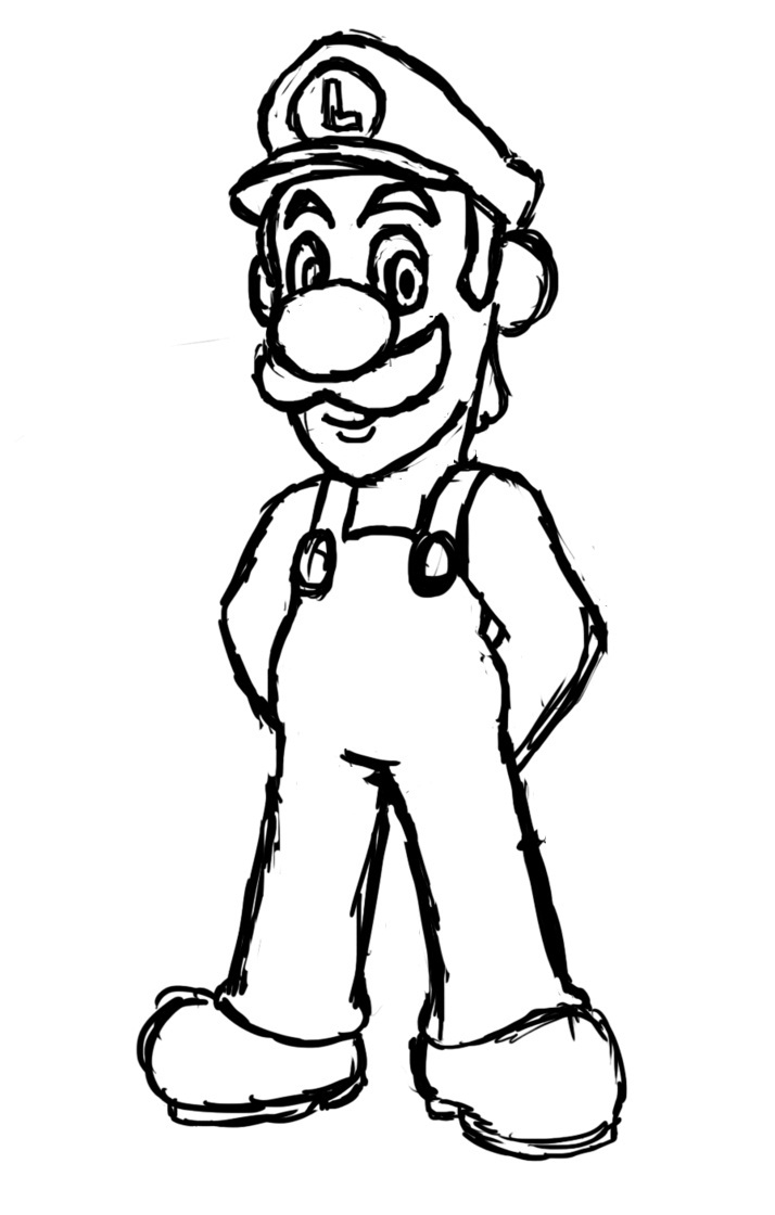 Free Printable Luigi Coloring Pages Coloring Pages Free Printable Luigi Coloring Pages Coloring Pages