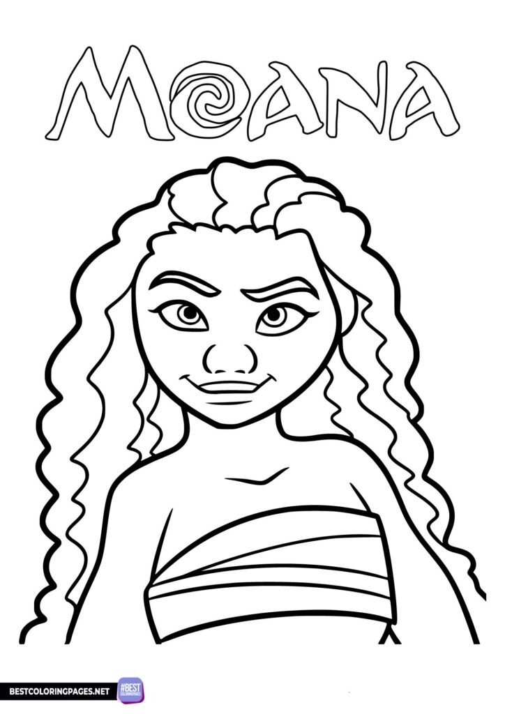 free printable coloring pages moana free printable coloring pages moana