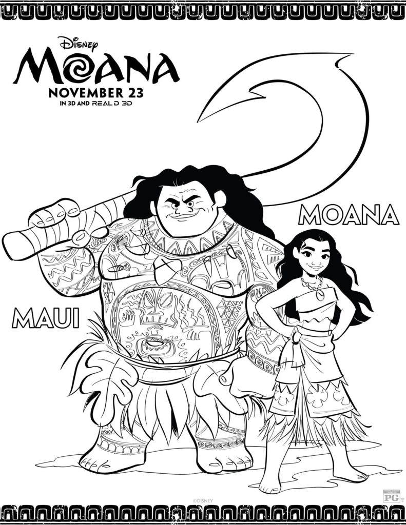 moana coloring sheets moana coloring sheets