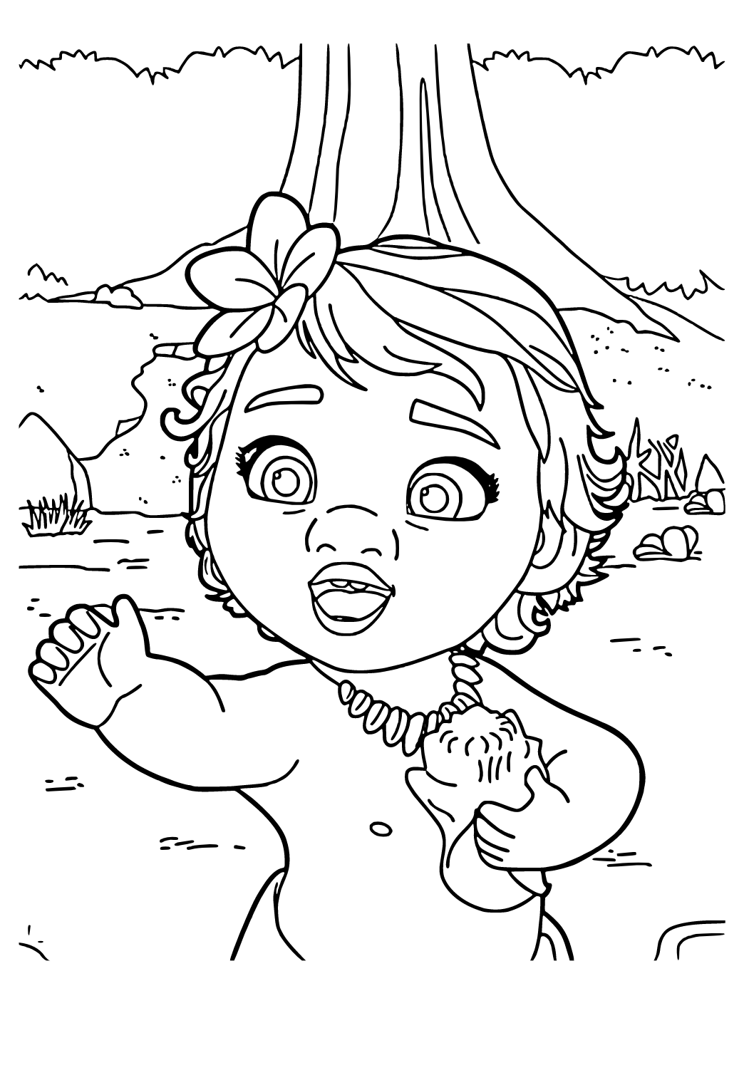 Free Printable Moana Cute Coloring Page For Adults And Kids Lystok Free Printable Moana Cute Coloring Page For Adults And Kids Lystok
