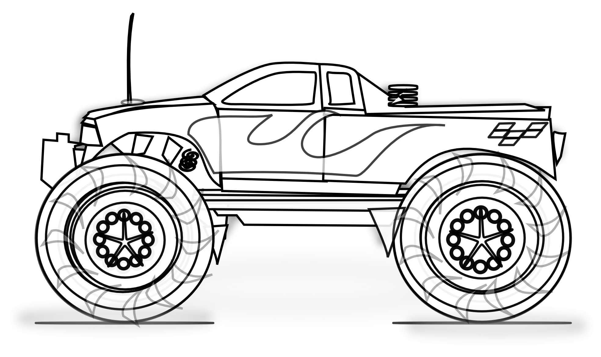 monster trucks free coloring pages monster trucks free coloring pages