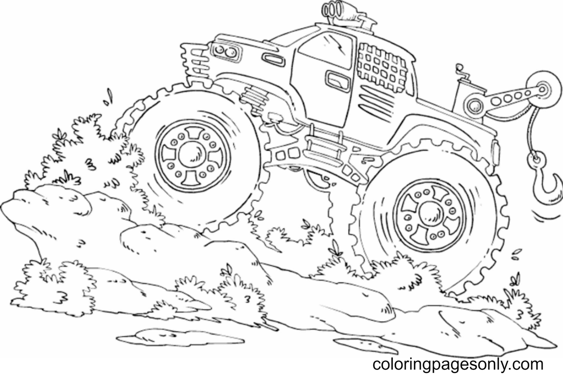 printable monster truck coloring pages printable monster truck coloring pages