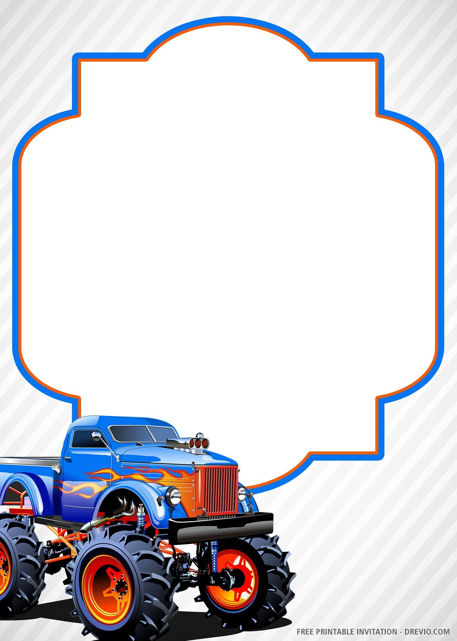 Free Printable Monster Truck Invitation Templates Download Hundreds Free Printable Monster Truck Invitation Templates Download Hundreds