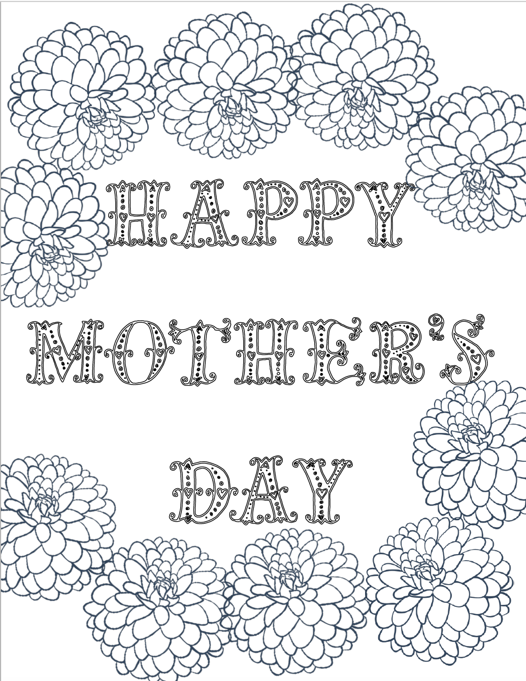 Free Printable Mother 39 s Day Coloring Pages 4 Designs Free Printable Mother 39 s Day Coloring Pages 4 Designs