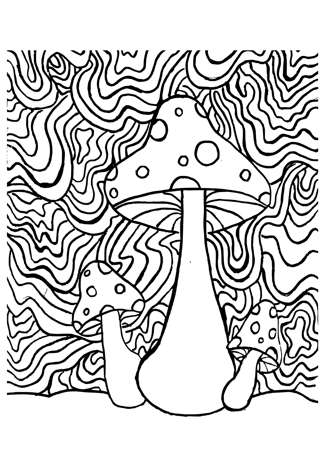 Free Printable Mushroom Coloring Pages Calendar Printables