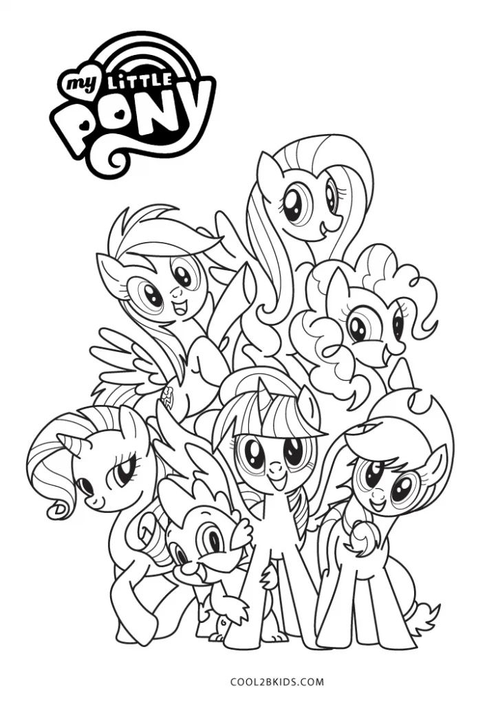 Free Printable My Little Pony Coloring Pages For Kids My Little Pony 
