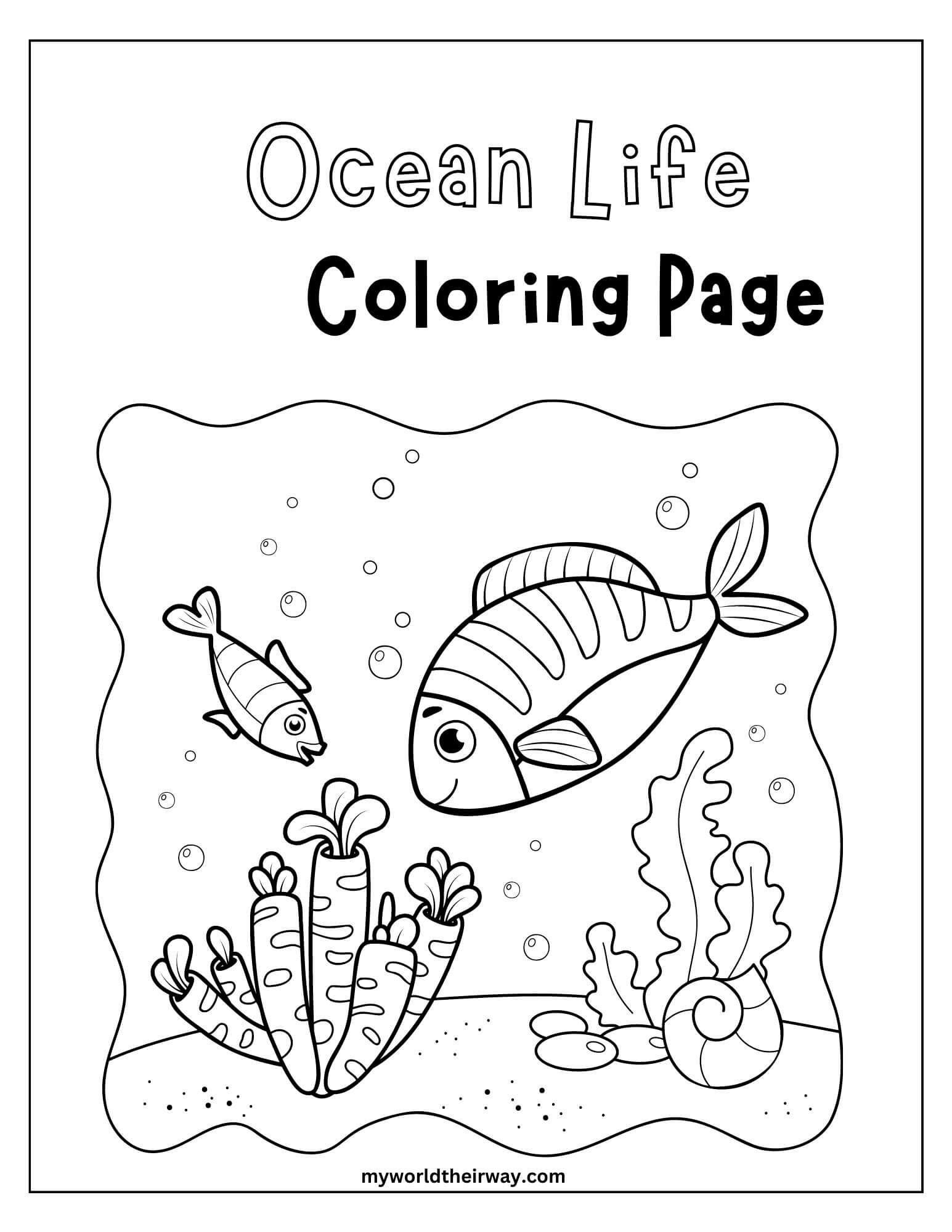 Free Printable Ocean Coloring Pages Free Printable Ocean Coloring Pages