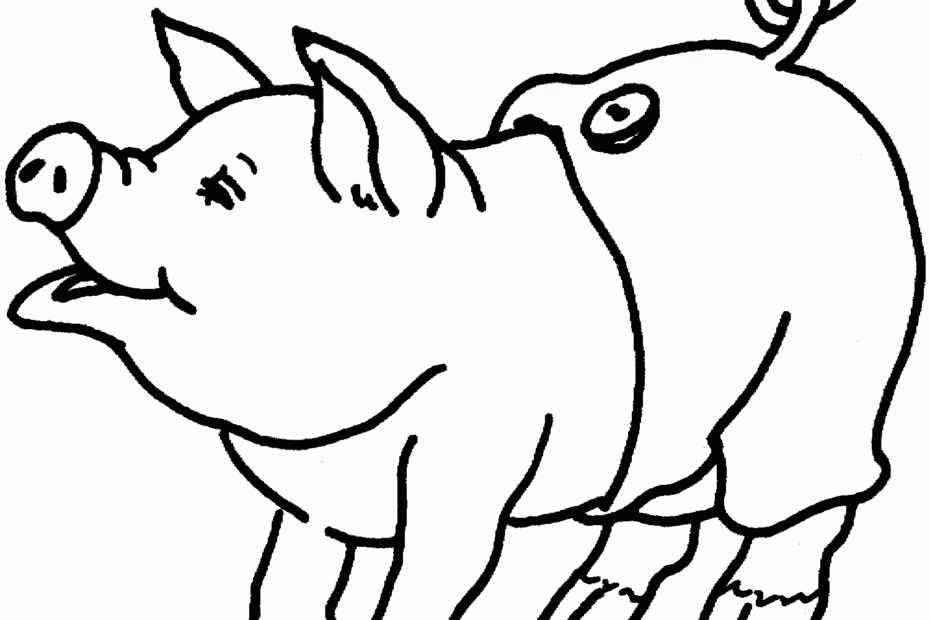Free Printable Pig Coloring Pages For Kids
