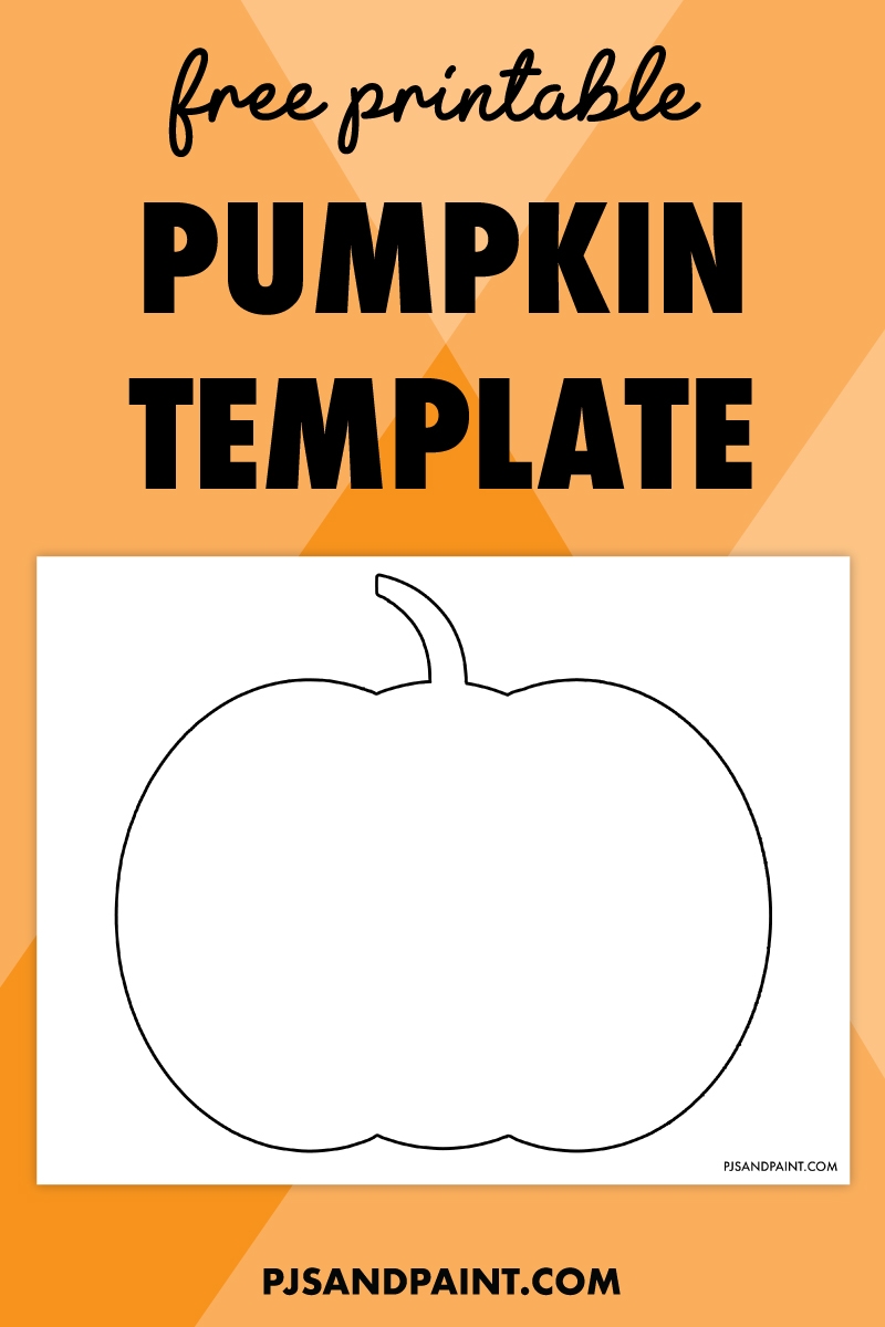 Free Printable Pumpkin Template Pjs And Paint Free Printable Pumpkin Template Pjs And Paint