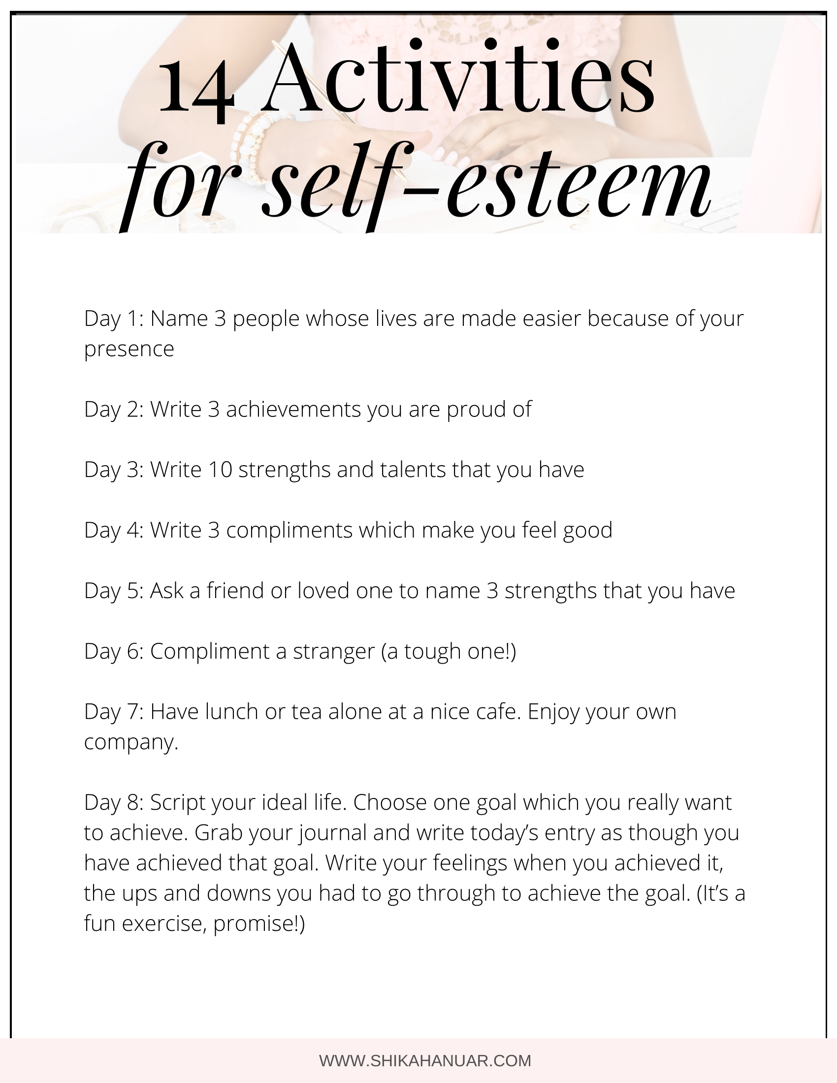 Free Printable Self Esteem Worksheets Printable Worksheets Free Printable Self Esteem Worksheets Printable Worksheets