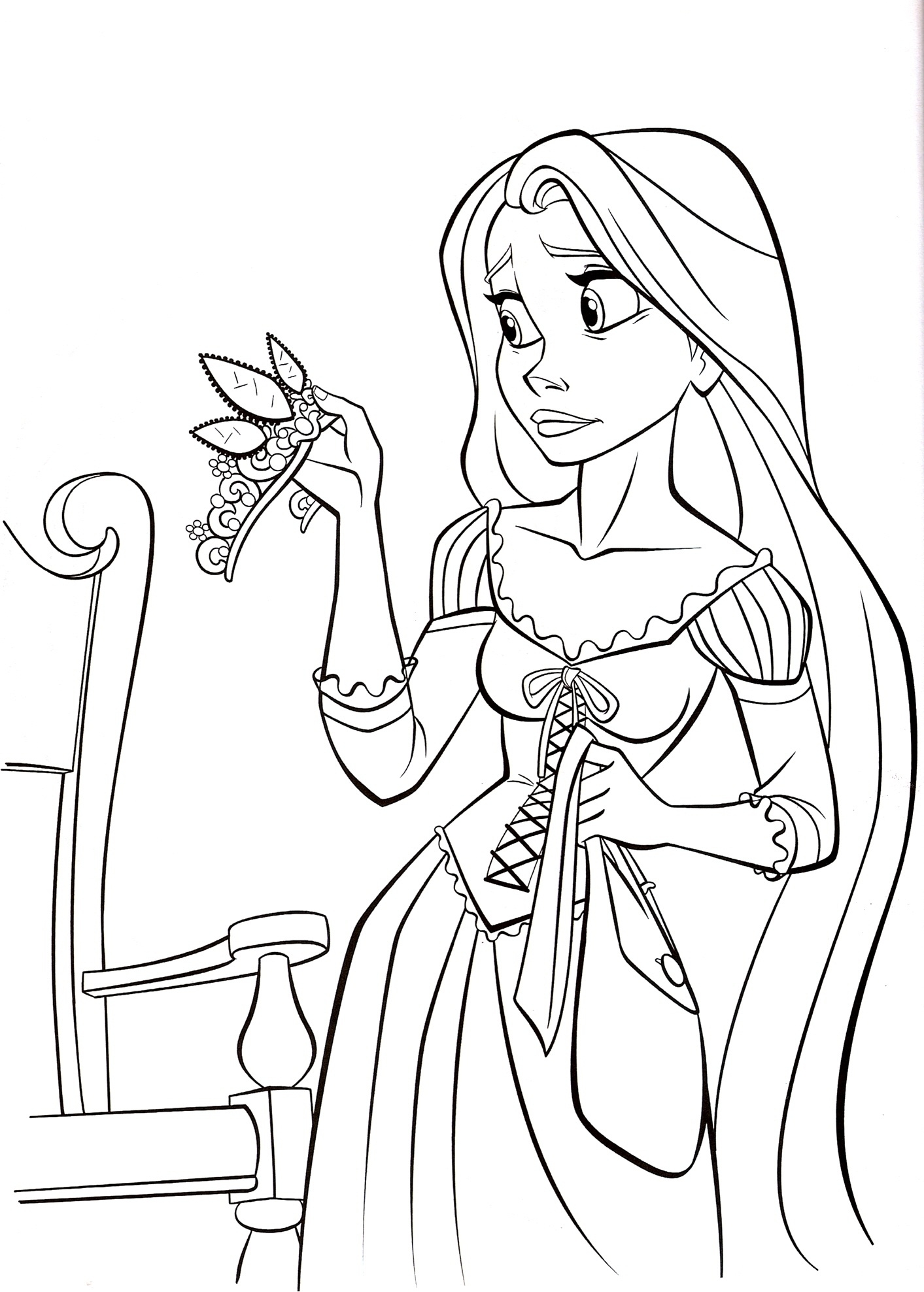 Tangled Coloring Pages Tangled Coloring Pages