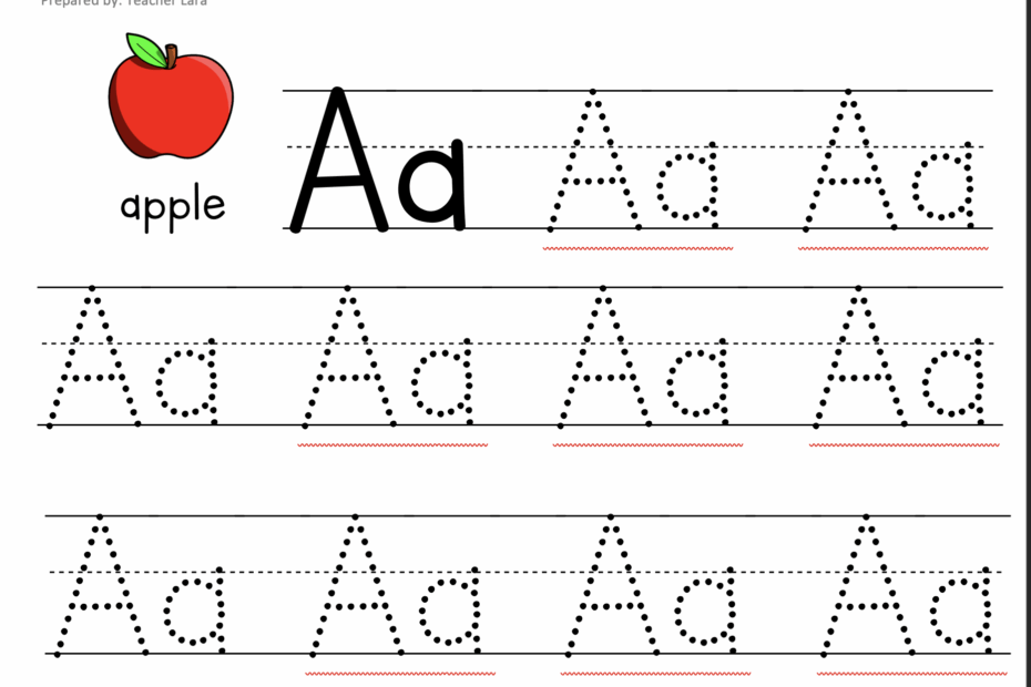 Free Printable Trace Alphabet Letters