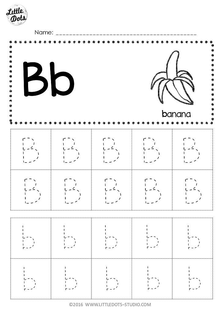 Free Printable Traceable Letter B Free Printable Traceable Letter B