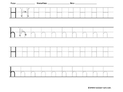 Free Printable Traceable Letter H Free Printable Traceable Letter H