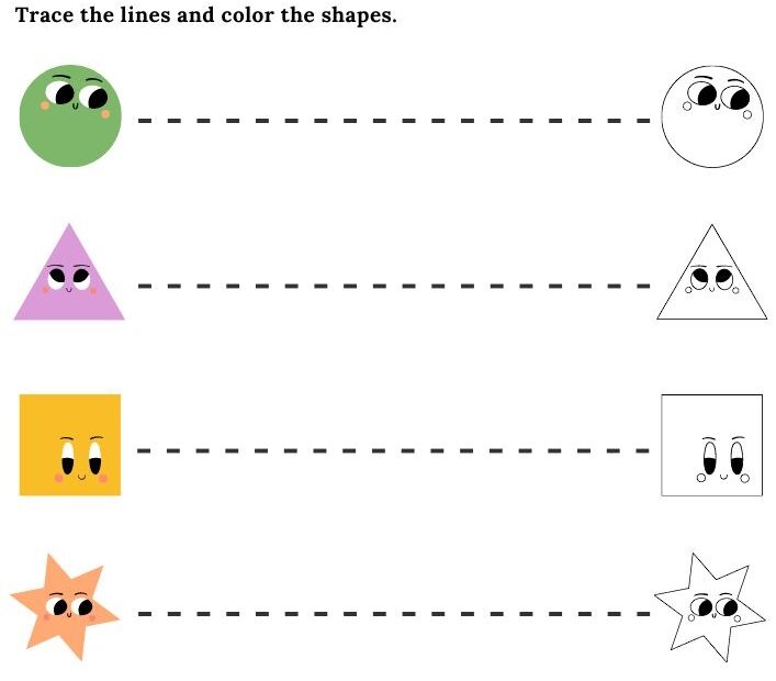 Free Printable Tracing Horizontal Lines Worksheets Printable And