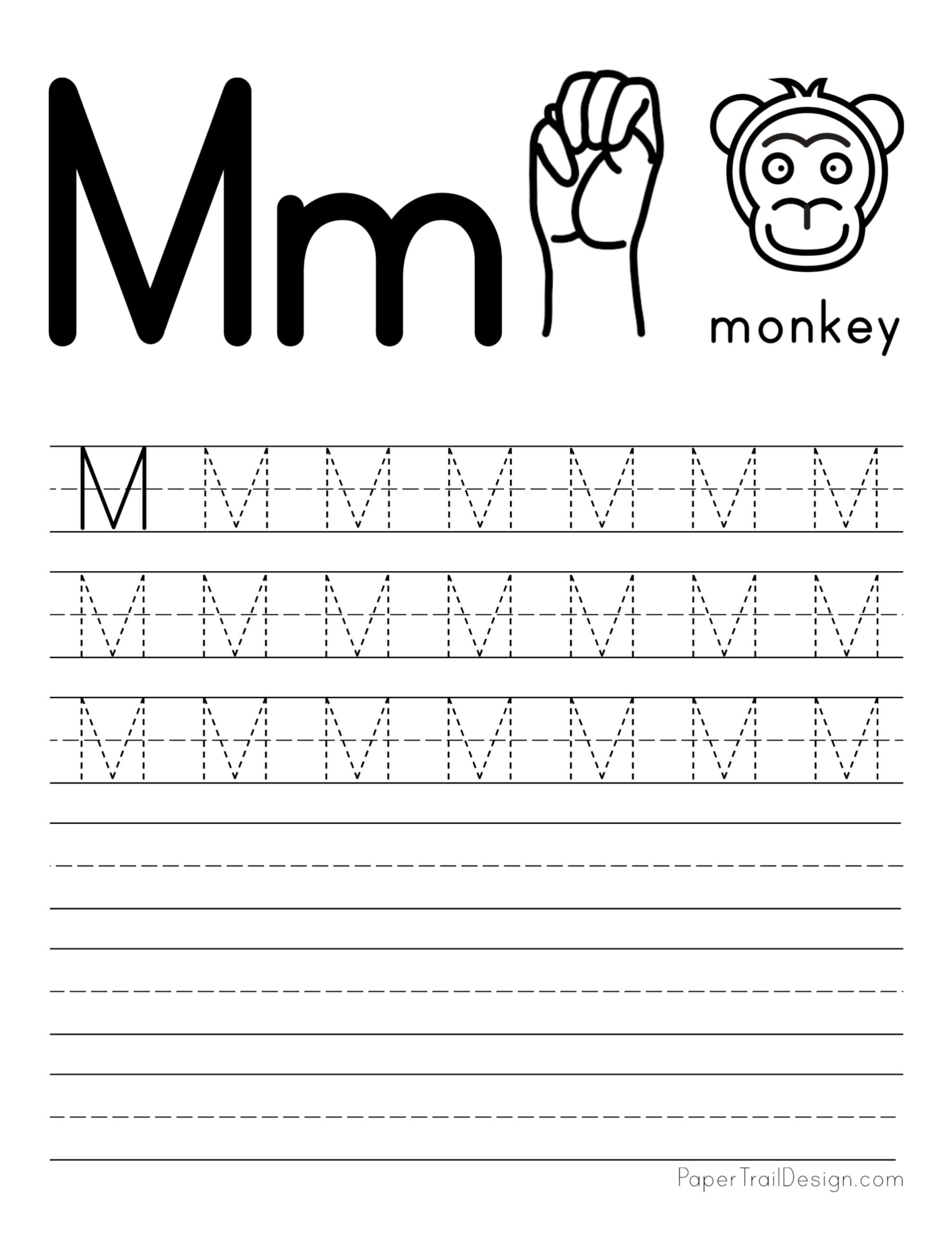 Free Printable Tracing Letter M Worksheets For Preschool Sometimes I Free Printable Tracing Letter M Worksheets For Preschool Sometimes I