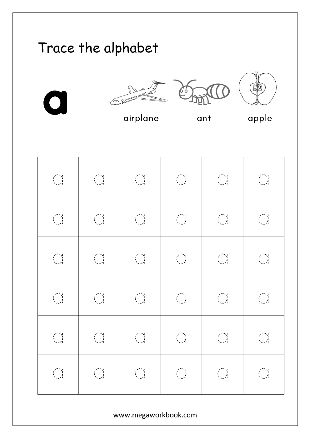 Free Printable Tracing Letters Letter Tracing Lowercase Abc Tracing Free Printable Tracing Letters Letter Tracing Lowercase Abc Tracing