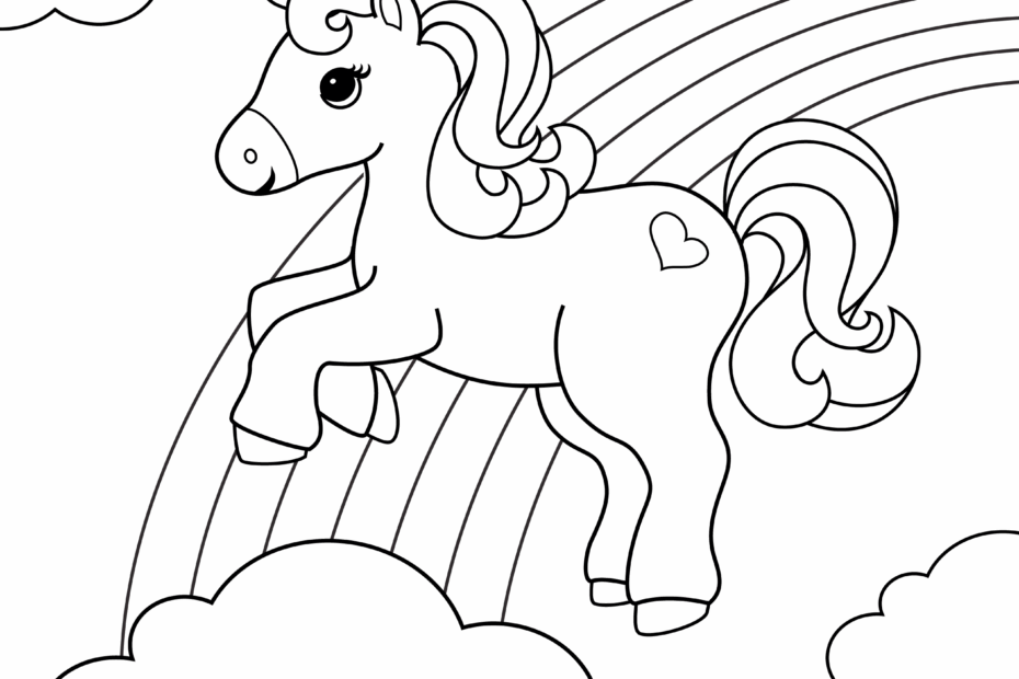 Free Printable Unicorn Coloring Sheet Printable Online