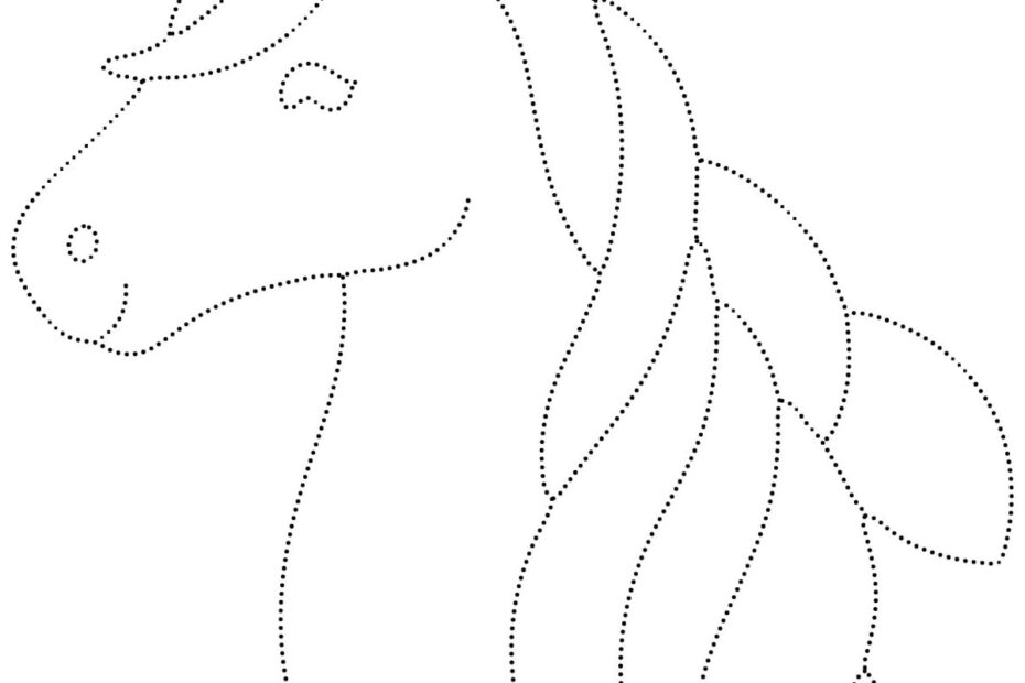 Free Printable Unicorn Tracing Coloring Page Download Print Or Color