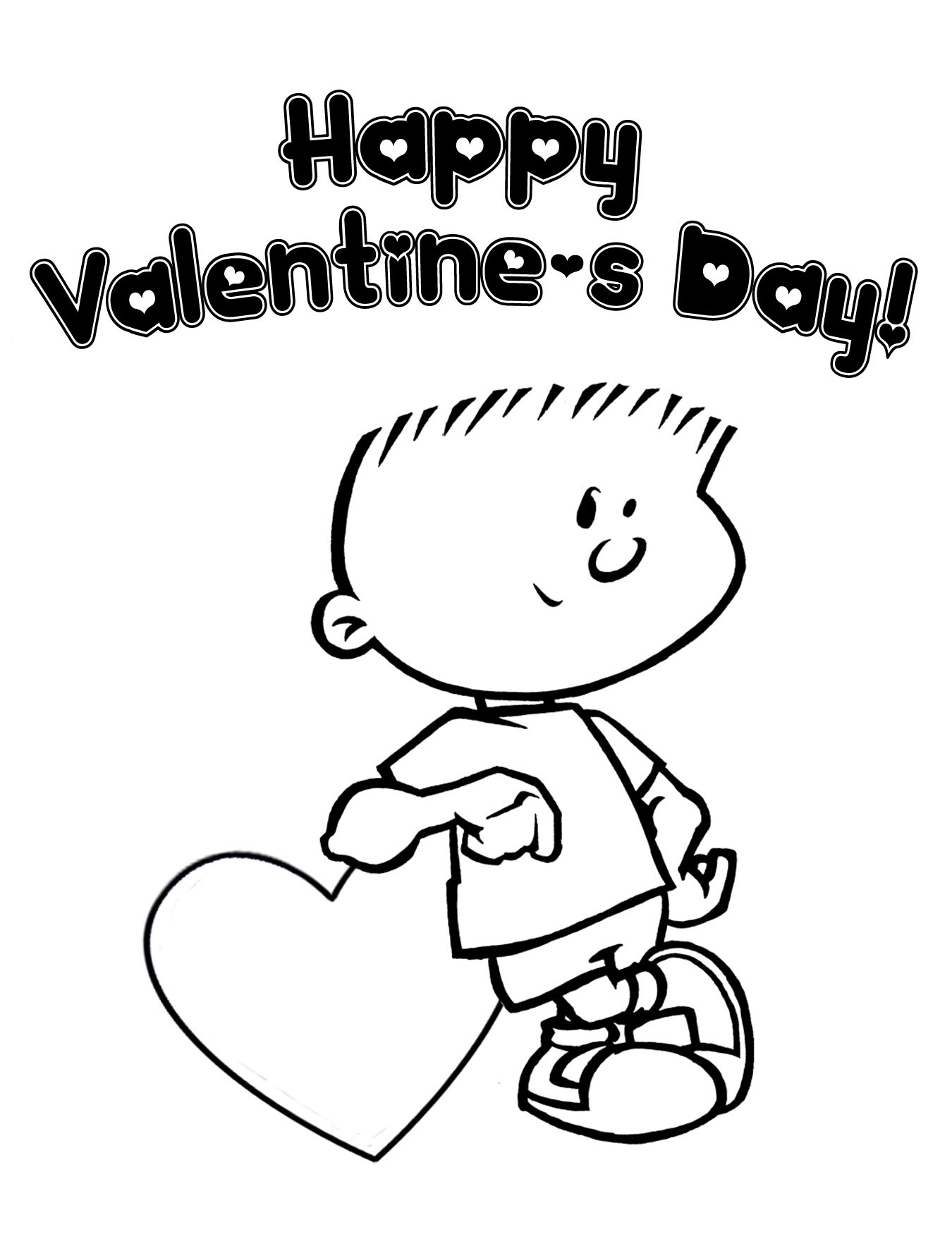 Valentine Food Coloring Pages Valentine Food Coloring Pages