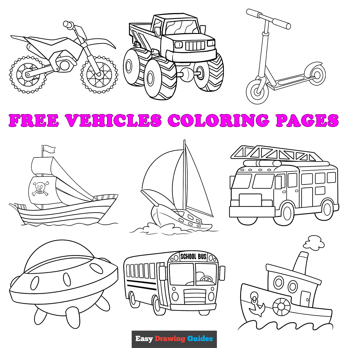 Free Printable Vehicles Coloring Pages For Kids Free Printable Vehicles Coloring Pages For Kids
