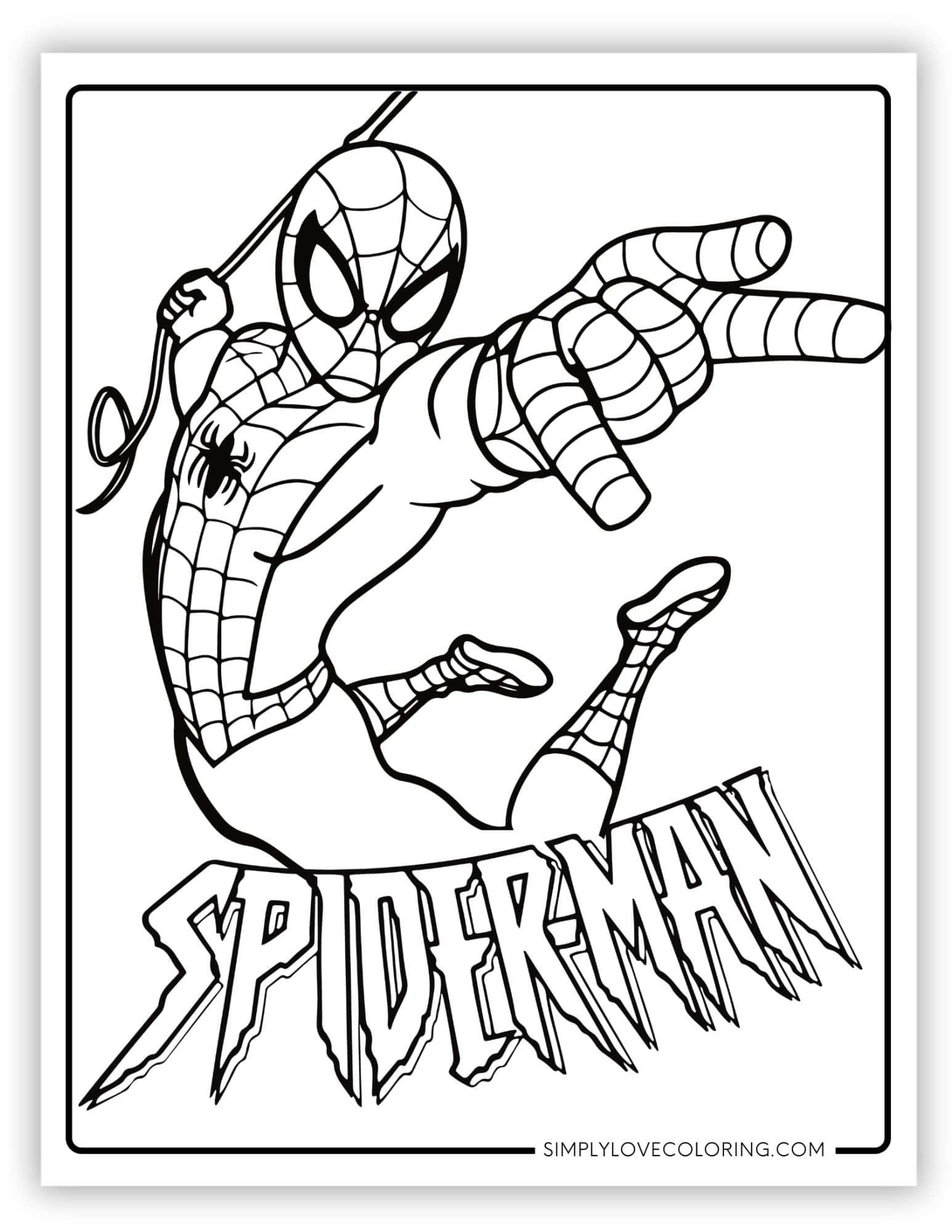 Free Spiderman Coloring Pages Are Great For Educational Activities For Free Spiderman Coloring Pages Are Great For Educational Activities For