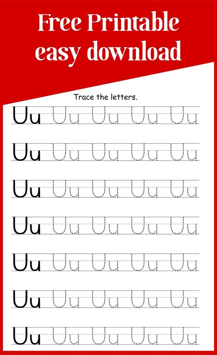 Free Tracing Alphabet Letters Worksheets Printables For Kindergarten Free Tracing Alphabet Letters Worksheets Printables For Kindergarten
