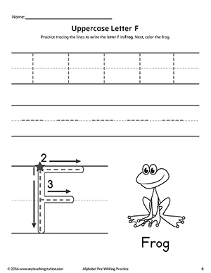 letter f writing practice letter f writing practice