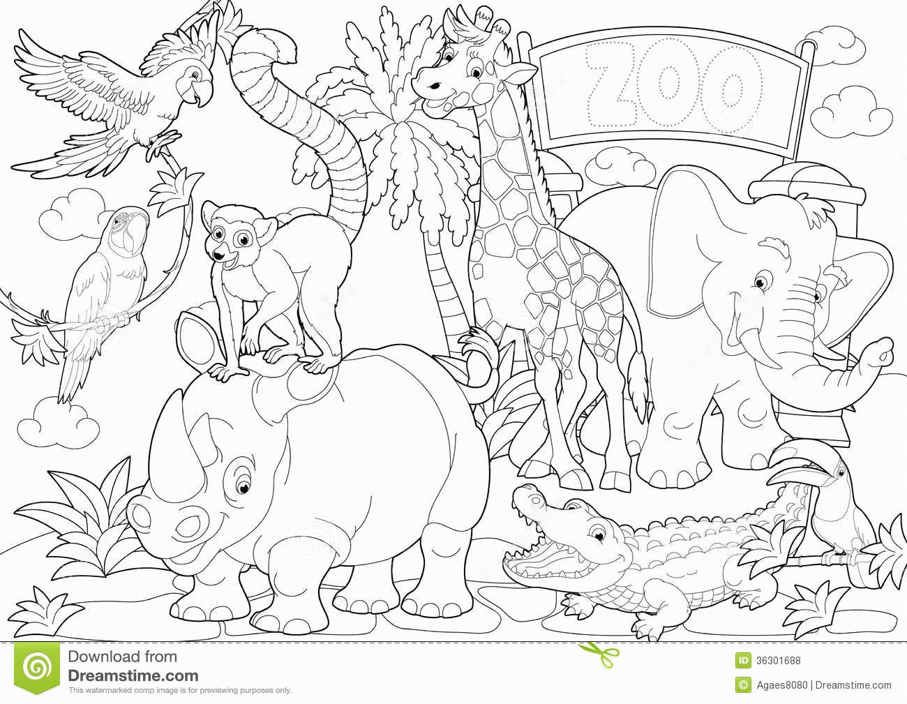 Free Zoo Animal Coloring Pages Printable Download Free Zoo Animal Free Zoo Animal Coloring Pages Printable Download Free Zoo Animal