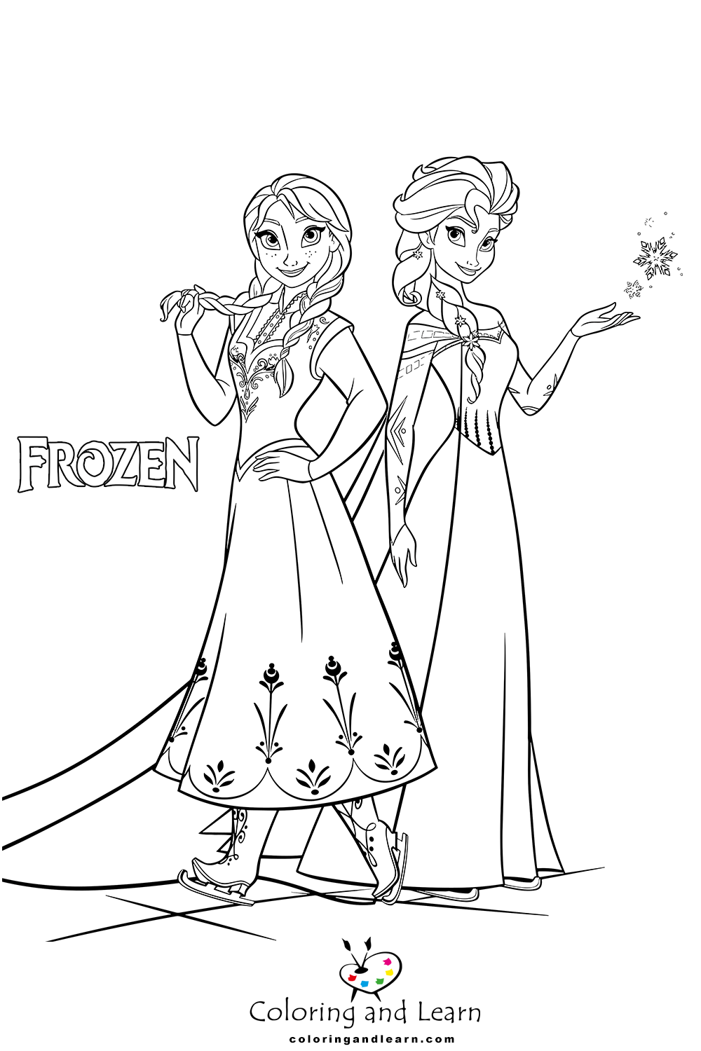 Frozen Coloring Pages FREE 2025 Coloring And Learn Frozen Coloring Pages FREE 2025 Coloring And Learn