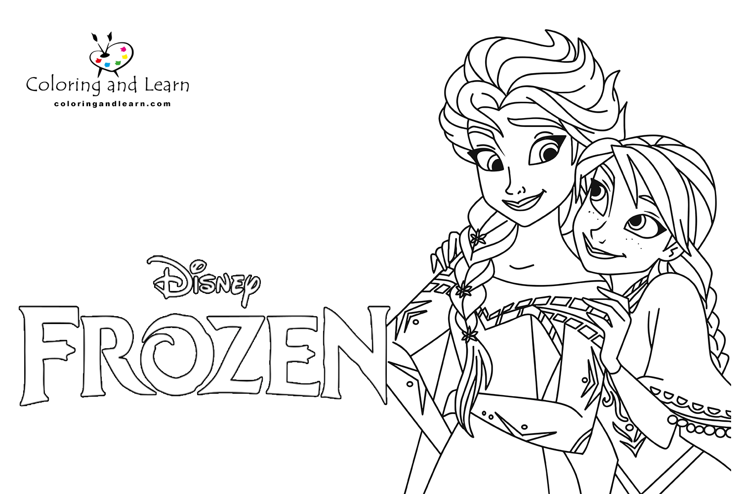Frozen Coloring Pages FREE 2025 Coloring And Learn Frozen Coloring Pages FREE 2025 Coloring And Learn