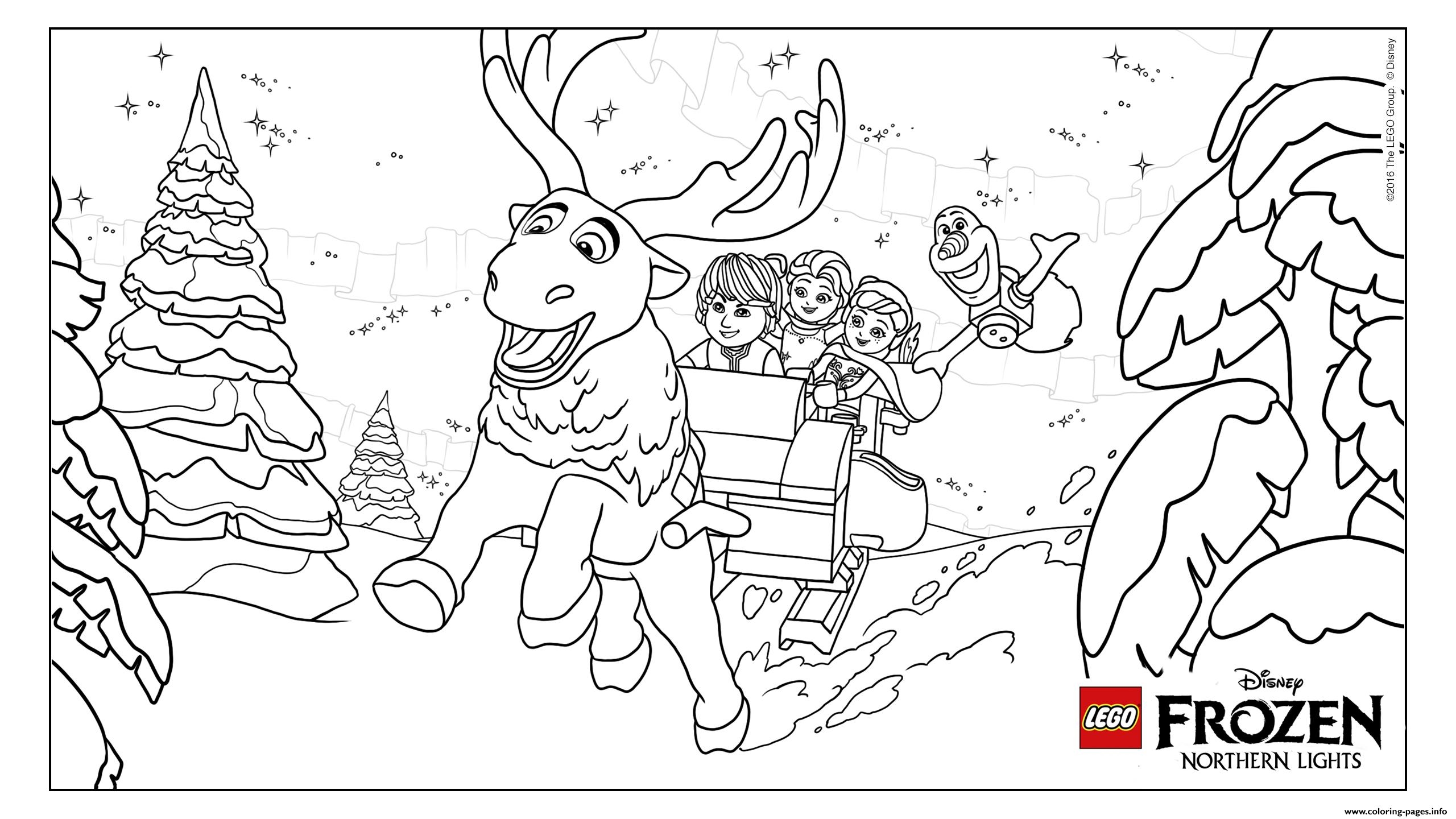 Frozen NL Group Lego Disney Coloring Pages Printable Frozen NL Group Lego Disney Coloring Pages Printable