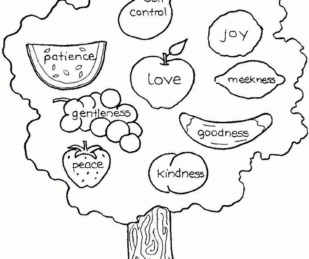 Fruits Of The Holy Spirit Coloring Pages Coloring Home Fruits Of The Holy Spirit Coloring Pages Coloring Home