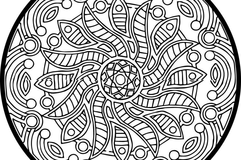 Full Size Coloring Pages For Adults At GetColorings Free