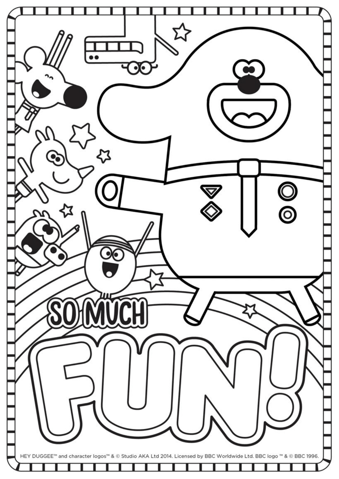 Fun Colouring Sheet Hey Duggee Official Website Fun Colouring Sheet Hey Duggee Official Website