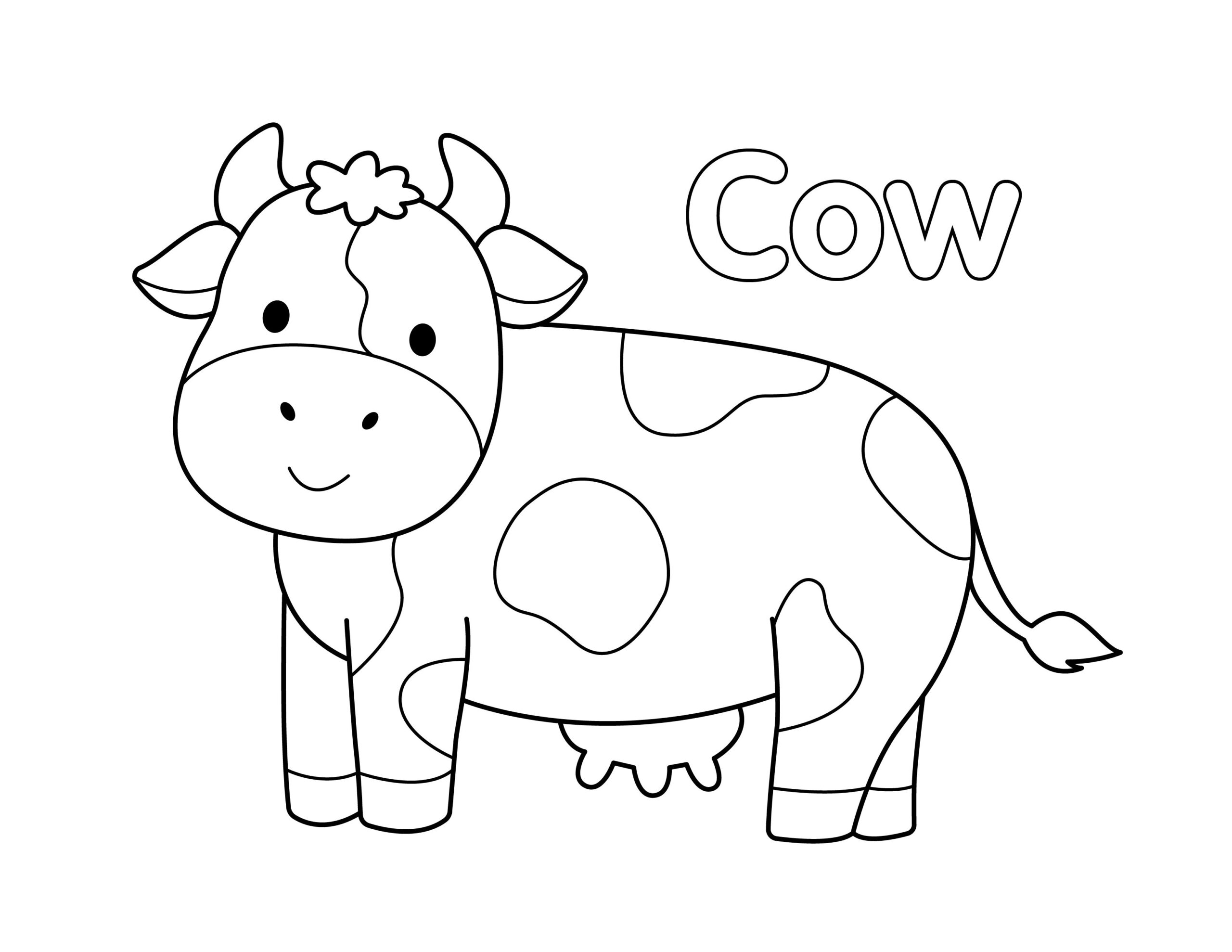 Fun Farm Animal Coloring Page Fun Farm Animal Coloring Page