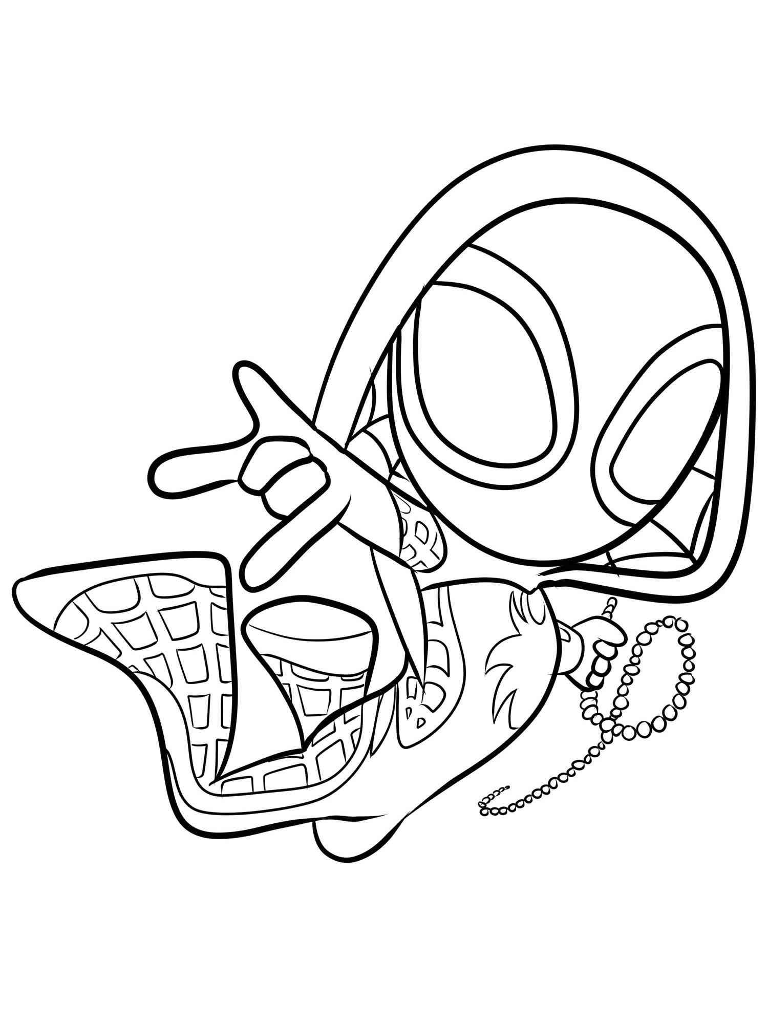 Ghost Spider Coloring Pages Ghost Spider Coloring Pages