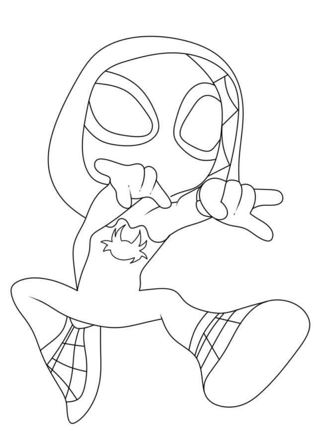 Ghost Spider Coloring Pages ColoringLib Ghost Spider Coloring Pages ColoringLib