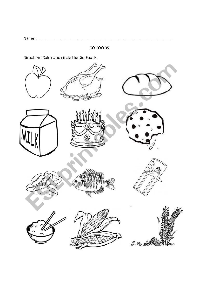 Grow Foods Coloring Pages Grow Foods Coloring Pages