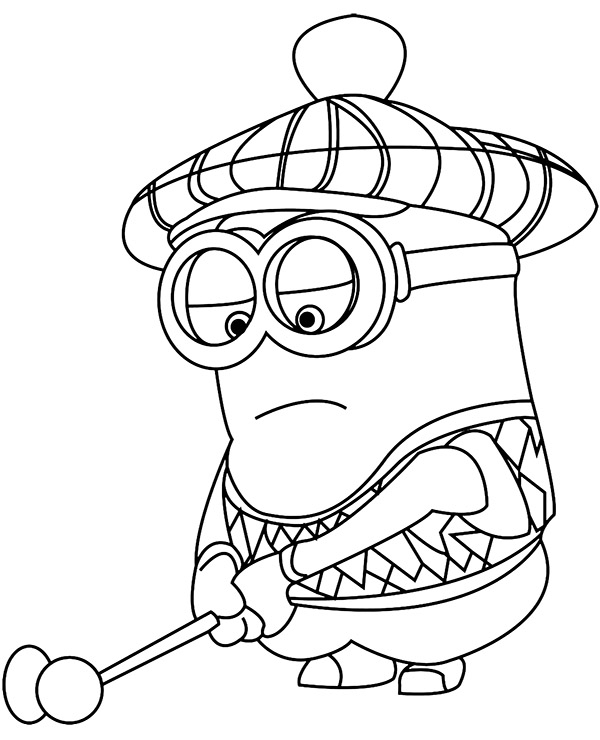 LEGO Minion Coloring Pages LEGO Minion Coloring Pages