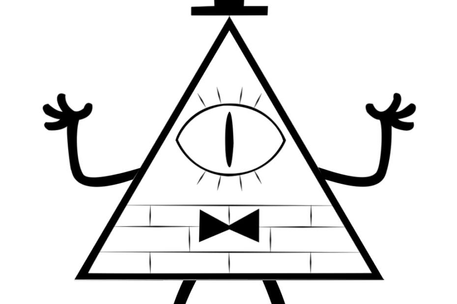 Gravity Falls Bill Cipher Coloring Page Printable