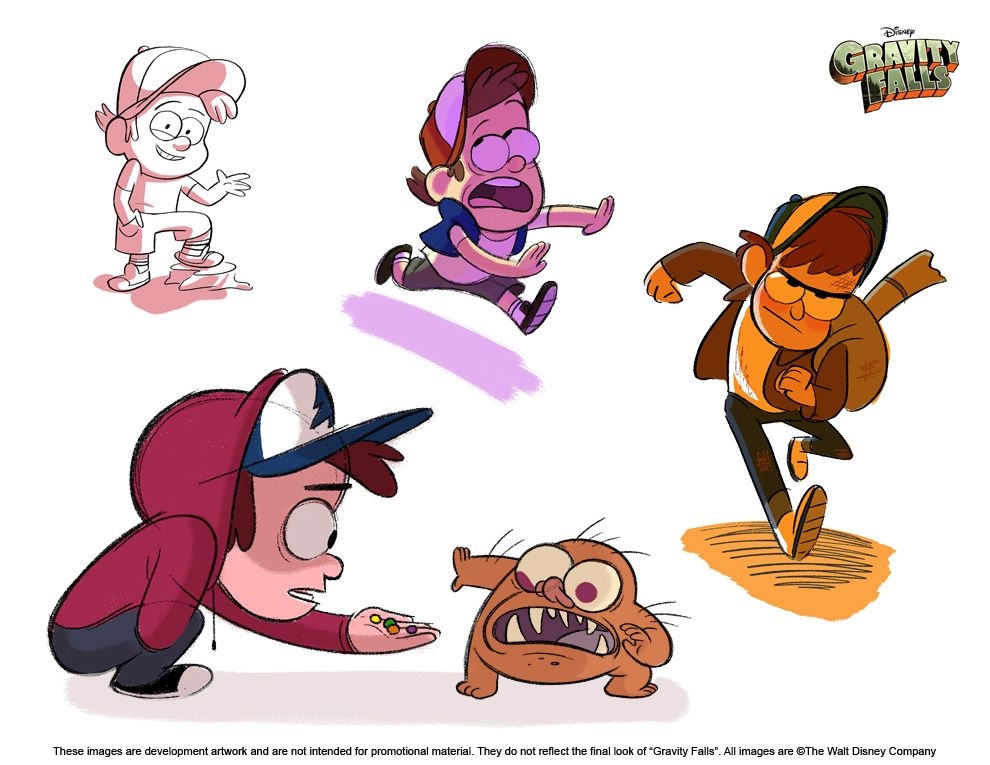 Gravity Falls Character Development Gravity Falls Characters Gravity Falls Character Development Gravity Falls Characters