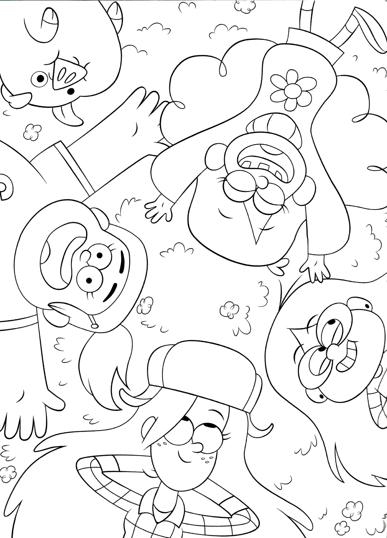 Gravity Falls Coloring Book Coloring Pages Gravity Falls Coloring Book Coloring Pages