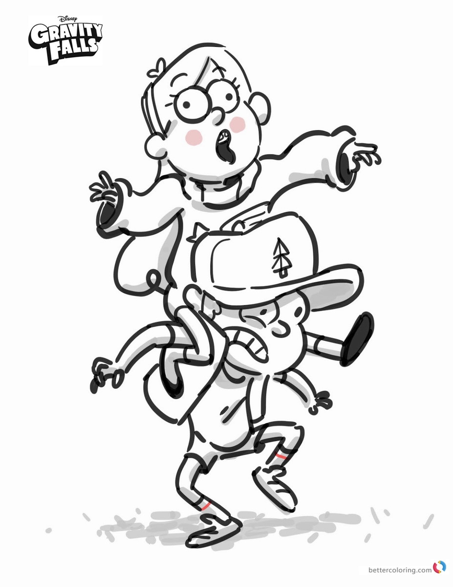 Reverse Gravity Falls Dipper Coloring Pages Reverse Gravity Falls Dipper Coloring Pages